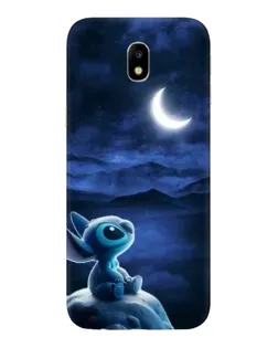 Чехол для Samsung Galaxy J7 2017 (J730F EU) с картинкой «Лунная ночь Стича»