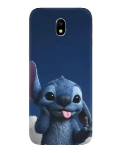 Чехол для Samsung Galaxy J7 2017 (J730F EU) с картинкой «Стич в облаках»