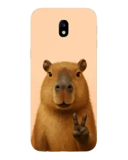Чехол для Samsung Galaxy J7 2017 (J730F EU) с картинкой «Капибара виктория» Чехол для Samsung Galaxy J7 2017 (J730F EU) с картинкой «Капибара виктория»