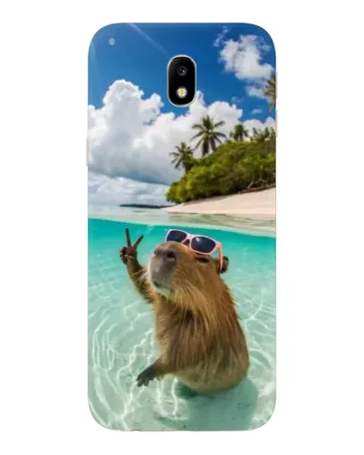 Чехол для Samsung Galaxy J7 2017 (J730F EU) с картинкой «Капибара на море» Чехол для Samsung Galaxy J7 2017 (J730F EU) с картинкой «Капибара на море»