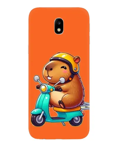 Чехол для Samsung Galaxy J7 2017 (J730F EU) с картинкой «Капибара на скутере» Чехол для Samsung Galaxy J7 2017 (J730F EU) с картинкой «Капибара на скутере»