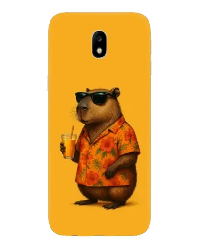 Чехол для Samsung Galaxy J7 2017 (J730F EU) с картинкой «Капибара на отдыхе» Чехол для Samsung Galaxy J7 2017 (J730F EU) с картинкой «Капибара на отдыхе»