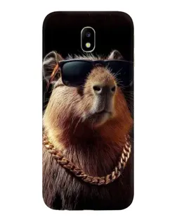 Чехол для Samsung Galaxy J7 2017 (J730F EU) с картинкой «Капибара золотая цепь» Чехол для Samsung Galaxy J7 2017 (J730F EU) с картинкой «Капибара золотая цепь»