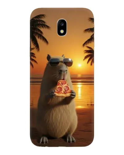 Чехол для Samsung Galaxy J7 2017 (J730F EU) с картинкой «Капибара с пиццей» Чехол для Samsung Galaxy J7 2017 (J730F EU) с картинкой «Капибара с пиццей»