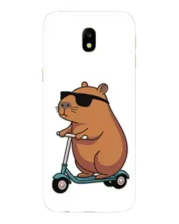 Чехол для Samsung Galaxy J7 2017 (J730F EU) с картинкой «Капибара на самокате» Чехол для Samsung Galaxy J7 2017 (J730F EU) с картинкой «Капибара на самокате»