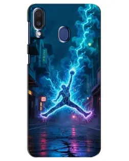 Чехол для Samsung Galaxy M20 (M205) с картинкой «Jordan Gold Jumpman» Чехол для Samsung Galaxy M20 (M205) с картинкой «Jordan Gold Jumpman»