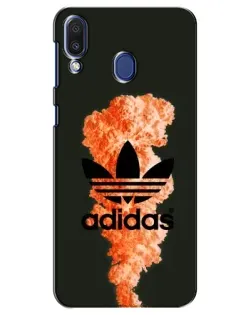 Чехол для Samsung Galaxy M20 (M205) с картинкой «Оранжевый дым Adidas» Чехол для Samsung Galaxy M20 (M205) с картинкой «Оранжевый дым Adidas»