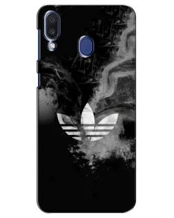 Чехол для Samsung Galaxy M20 (M205) с картинкой «Абстрактный дым Adidas» Чехол для Samsung Galaxy M20 (M205) с картинкой «Абстрактный дым Adidas»