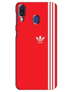 Чехол для Samsung Galaxy M20 (M205) с картинкой «Красный минимализм Adidas» Чехол для Samsung Galaxy M20 (M205) с картинкой «Красный минимализм Adidas»
