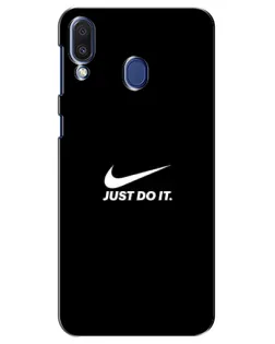 Чехол для Samsung Galaxy M20 (M205) с картинкой «Минимализм от Nike» Чехол для Samsung Galaxy M20 (M205) с картинкой «Минимализм от Nike»