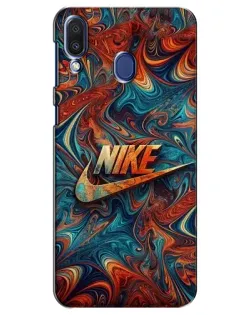 Чехол для Samsung Galaxy M20 (M205) с картинкой «Nike в абстракции» Чехол для Samsung Galaxy M20 (M205) с картинкой «Nike в абстракции»