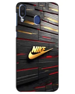 Чехол для Samsung Galaxy M20 (M205) с картинкой «Золотой Nike на металле» Чехол для Samsung Galaxy M20 (M205) с картинкой «Золотой Nike на металле»