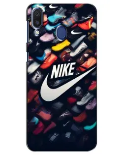 Чехол для Samsung Galaxy M20 (M205) с картинкой «Коллекция кроссовок Nike» Чехол для Samsung Galaxy M20 (M205) с картинкой «Коллекция кроссовок Nike»