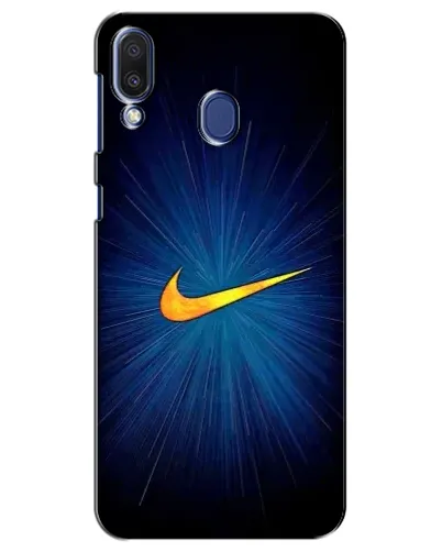 Чехол для Samsung Galaxy M20 (M205) с картинкой «Синий пульс Nike» Чехол для Samsung Galaxy M20 (M205) с картинкой «Синий пульс Nike»