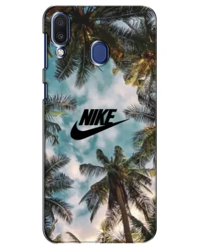 Чехол для Samsung Galaxy M20 (M205) с картинкой «Тропический принт Nike» Чехол для Samsung Galaxy M20 (M205) с картинкой «Тропический принт Nike»
