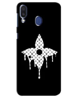 Чохол для Samsung Galaxy M20 (M205) з картинкою «Квіткова монограма»