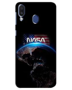 Чехол для Samsung Galaxy M20 (M205) с картинкой «Земля из космоса NASA» Чехол для Samsung Galaxy M20 (M205) с картинкой «Земля из космоса NASA»