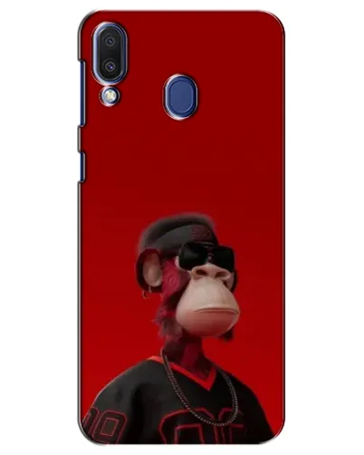 Чохол для Samsung Galaxy M20 (M205) з картинкою «Bored Ape в червоному» Чохол для Samsung Galaxy M20 (M205) з картинкою «Bored Ape в червоному»