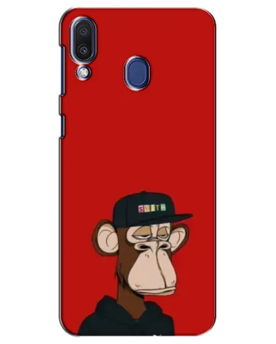 Чохол для Samsung Galaxy M20 (M205) з картинкою «Bored Ape — червоний фон» Чохол для Samsung Galaxy M20 (M205) з картинкою «Bored Ape — червоний фон»