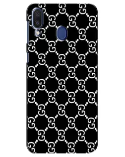 Чехол для Samsung Galaxy M20 (M205) с картинкой «Gucci — сетчатый паттерн» Чехол для Samsung Galaxy M20 (M205) с картинкой «Gucci — сетчатый паттерн»