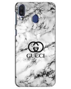 Чехол для Samsung Galaxy M20 (M205) с картинкой «Gucci — мраморный шик»