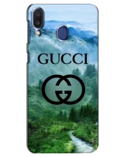 Чехол для Samsung Galaxy M20 (M205) с картинкой «Gucci — горный пейзаж»