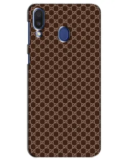 Чехол для Samsung Galaxy M20 (M205) с картинкой «Gucci — шоколадная сетка»