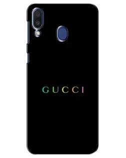 Чехол для Samsung Galaxy M20 (M205) с картинкой «Gucci — неоновый минимализм»