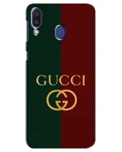 Чехол для Samsung Galaxy M20 (M205) с картинкой «Gucci — темно-зеленый градиент»