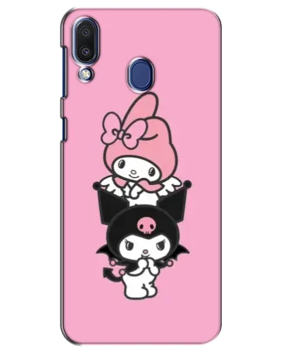 Чехол для Samsung Galaxy M20 (M205) с картинкой «My Melody и Kuromi» Чехол для Samsung Galaxy M20 (M205) с картинкой «My Melody и Kuromi»