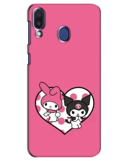 Чехол для Samsung Galaxy M20 (M205) с картинкой «Kuromi и My Melody» Чехол для Samsung Galaxy M20 (M205) с картинкой «Kuromi и My Melody»