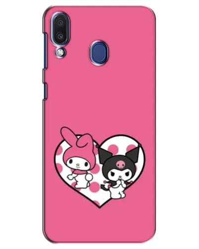 Чехол для Samsung Galaxy M20 (M205) с картинкой «Kuromi и My Melody» Чехол для Samsung Galaxy M20 (M205) с картинкой «Kuromi и My Melody»