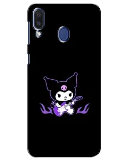 Чехол для Samsung Galaxy M20 (M205) с картинкой «Электрическая Kuromi» Чехол для Samsung Galaxy M20 (M205) с картинкой «Электрическая Kuromi»