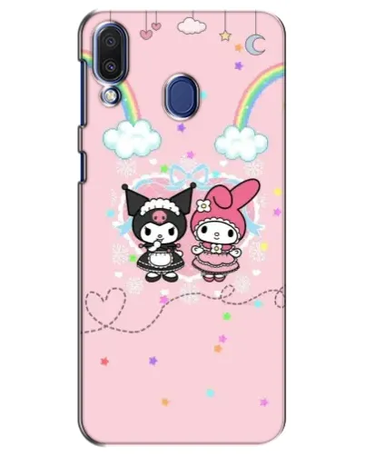 Чехол для Samsung Galaxy M20 (M205) с картинкой «My Melody и Kuromi» Чехол для Samsung Galaxy M20 (M205) с картинкой «My Melody и Kuromi»