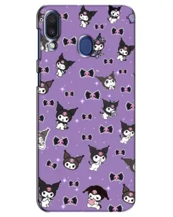 Чехол для Samsung Galaxy M20 (M205) с картинкой «Kuromi — паттерн» Чехол для Samsung Galaxy M20 (M205) с картинкой «Kuromi — паттерн»