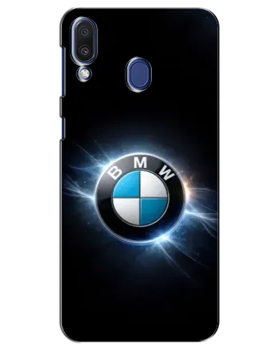 Чехол для Samsung Galaxy M20 (M205) с картинкой «BMW — неоновое сияние»