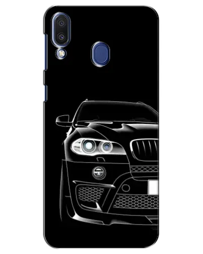 Чехол для Samsung Galaxy M20 (M205) с картинкой «Темный силуэт BMW»