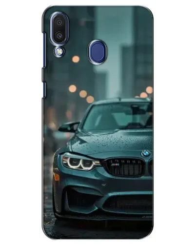 Чехол для Samsung Galaxy M20 (M205) с картинкой «BMW в огнях города»