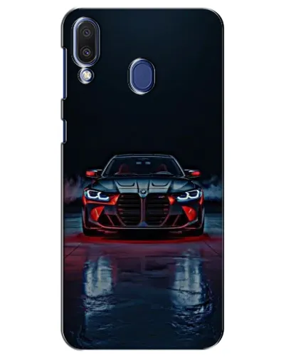 Чехол для Samsung Galaxy M20 (M205) с картинкой «BMW на мокрой дороге»