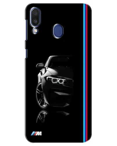 Чехол для Samsung Galaxy M20 (M205) с картинкой «Силуэт BMW в темноте»