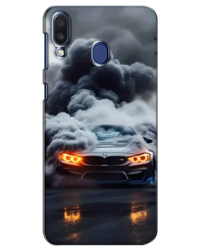 Чехол для Samsung Galaxy M20 (M205) с картинкой «BMW в дыму»