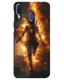 Чехол для Samsung Galaxy M20 (M205) с картинкой «BMW — скорость в дожде» Чехол для Samsung Galaxy M20 (M205) с картинкой «BMW — скорость в дожде»
