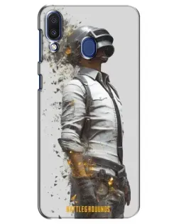 Чехол для Samsung Galaxy M20 (M205) с картинкой «PUBG — боец в пыли» Чехол для Samsung Galaxy M20 (M205) с картинкой «PUBG — боец в пыли»