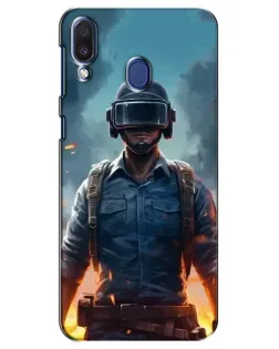 Чехол для Samsung Galaxy M20 (M205) с картинкой «PUBG — реалистичный герой» Чехол для Samsung Galaxy M20 (M205) с картинкой «PUBG — реалистичный герой»