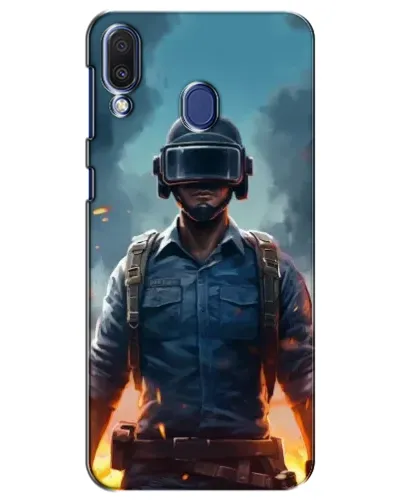 Чехол для Samsung Galaxy M20 (M205) с картинкой «PUBG — реалистичный герой» Чехол для Samsung Galaxy M20 (M205) с картинкой «PUBG — реалистичный герой»