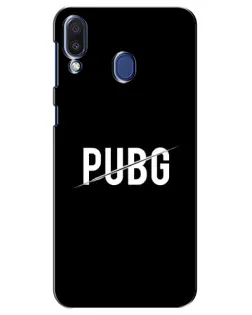 Чехол для Samsung Galaxy M20 (M205) с картинкой «PUBG — белый логотип» Чехол для Samsung Galaxy M20 (M205) с картинкой «PUBG — белый логотип»