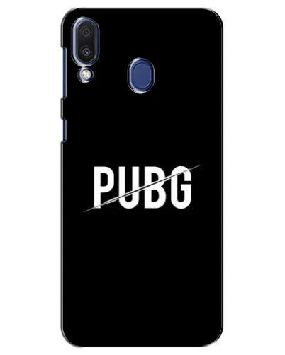 Чехол для Samsung Galaxy M20 (M205) с картинкой «PUBG — белый логотип» Чехол для Samsung Galaxy M20 (M205) с картинкой «PUBG — белый логотип»