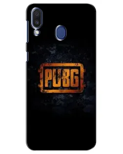 Чехол для Samsung Galaxy M20 (M205) с картинкой «PUBG — золотой логотип» Чехол для Samsung Galaxy M20 (M205) с картинкой «PUBG — золотой логотип»