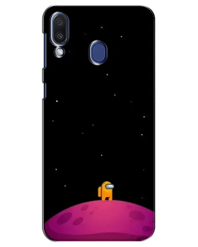 Чехол для Samsung Galaxy M20 (M205) с картинкой «Одинокий герой на планете»