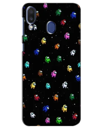Чехол для Samsung Galaxy M20 (M205) с картинкой «Экипаж Among Us»